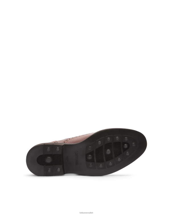 muži Lottusse obuv hnedá 0060N159 baltimore embossy grain teľacie derby