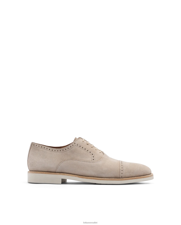 muži Lottusse obuv taupe 0060N79 benátsky štetec z embossy calf oxford
