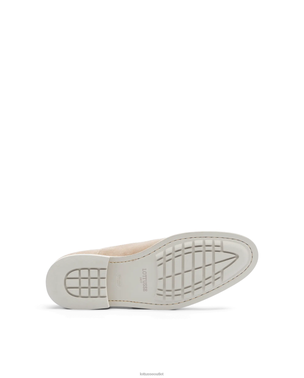 muži Lottusse obuv taupe 0060N79 benátsky štetec z embossy calf oxford