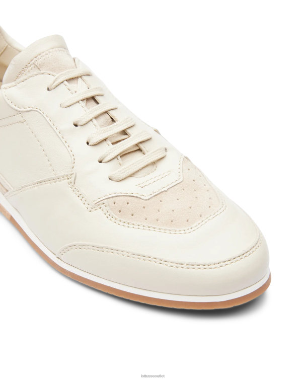 muži Lottusse obuv off white 0060N114 Mäkké lýtkové tenisky mancor