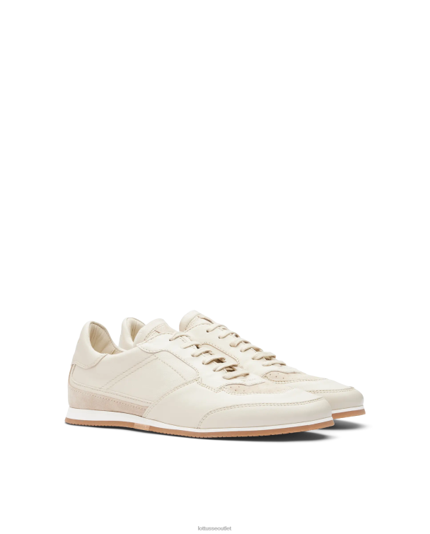 muži Lottusse obuv off white 0060N114 Mäkké lýtkové tenisky mancor