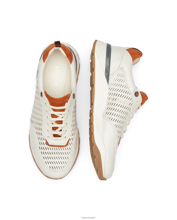 muži Lottusse obuv off white 0060N124 osaka mäkké lýtkové tenisky