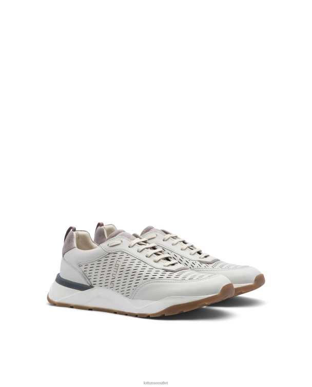 muži Lottusse obuv off white 0060N125 osaka mäkké lýtkové tenisky