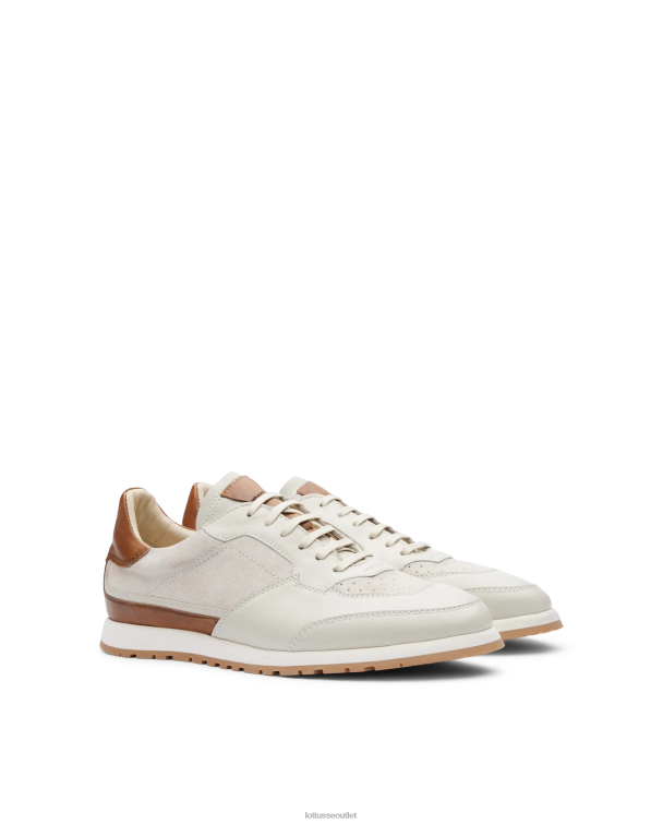 muži Lottusse obuv off white 0060N194 Mäkké lýtkové tenisky mancor