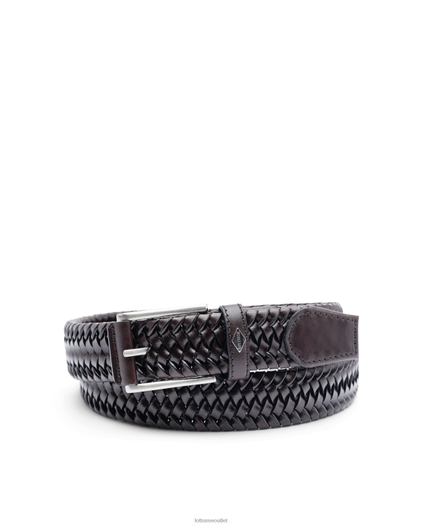 zber Lottusse príslušenstvo moka 0060N434 cinturon mesh vaqueta pletená