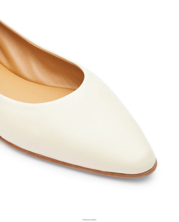 ženy Lottusse obuv off white 0060N264 mäkké balerínky bel lamb