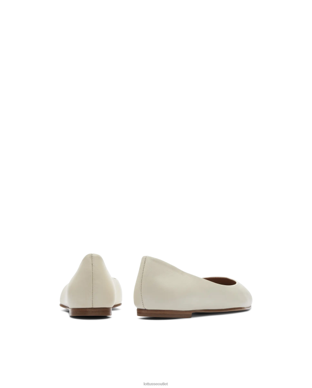 ženy Lottusse obuv off white 0060N264 mäkké balerínky bel lamb