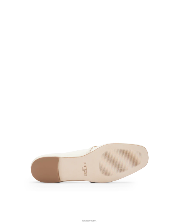ženy Lottusse obuv off white 0060N268 goya mäkké jahňacie balerínky