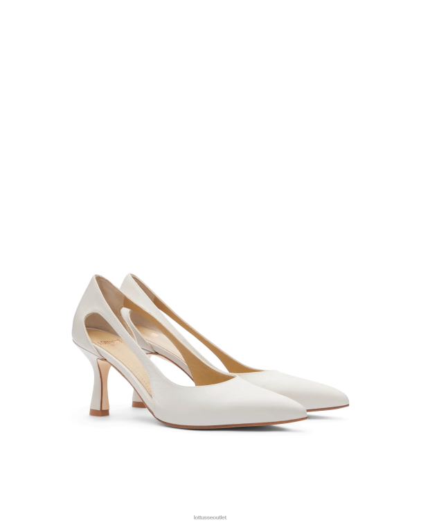 ženy Lottusse obuv off white 0060N229 carla plain lýtkové lodičky