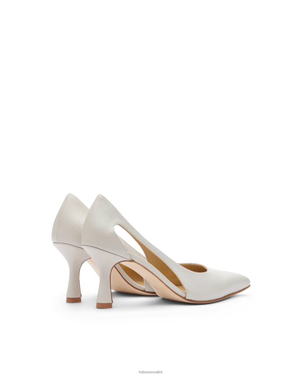 ženy Lottusse obuv off white 0060N229 carla plain lýtkové lodičky