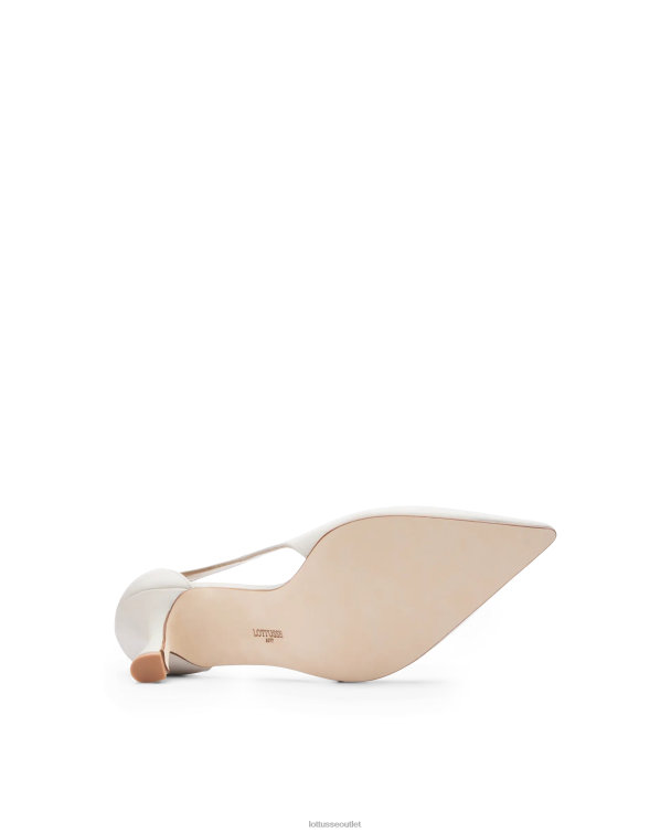 ženy Lottusse obuv off white 0060N229 carla plain lýtkové lodičky