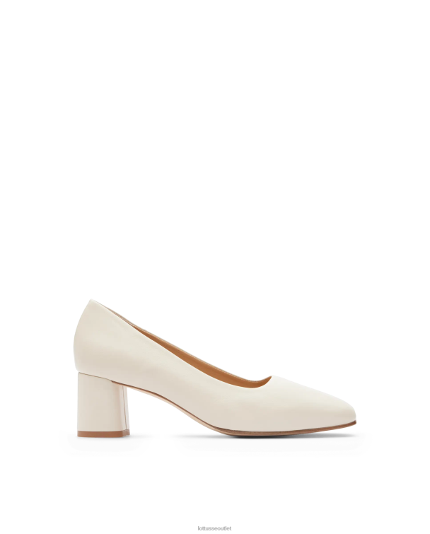 ženy Lottusse obuv off white 0060N282 mäkké lodičky nicole lamb