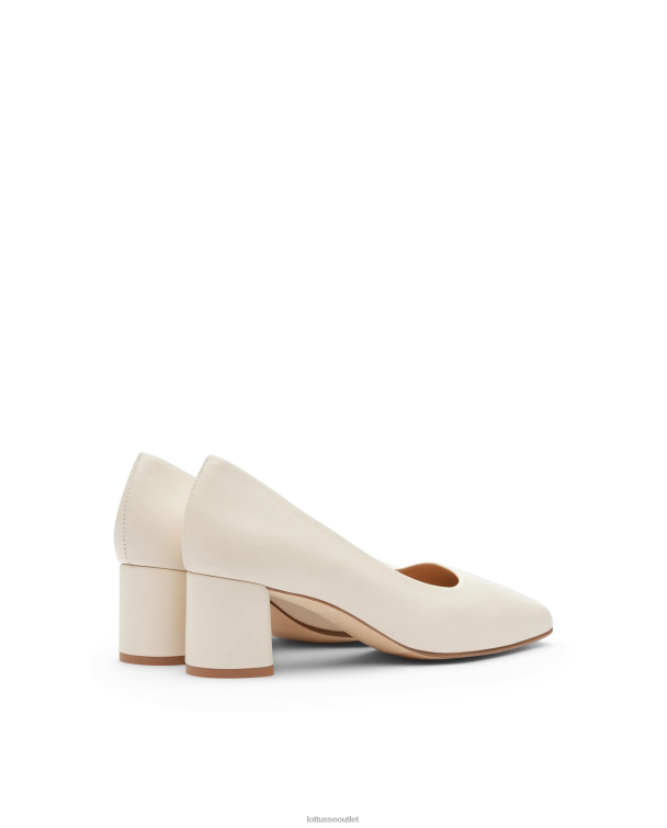 ženy Lottusse obuv off white 0060N282 mäkké lodičky nicole lamb