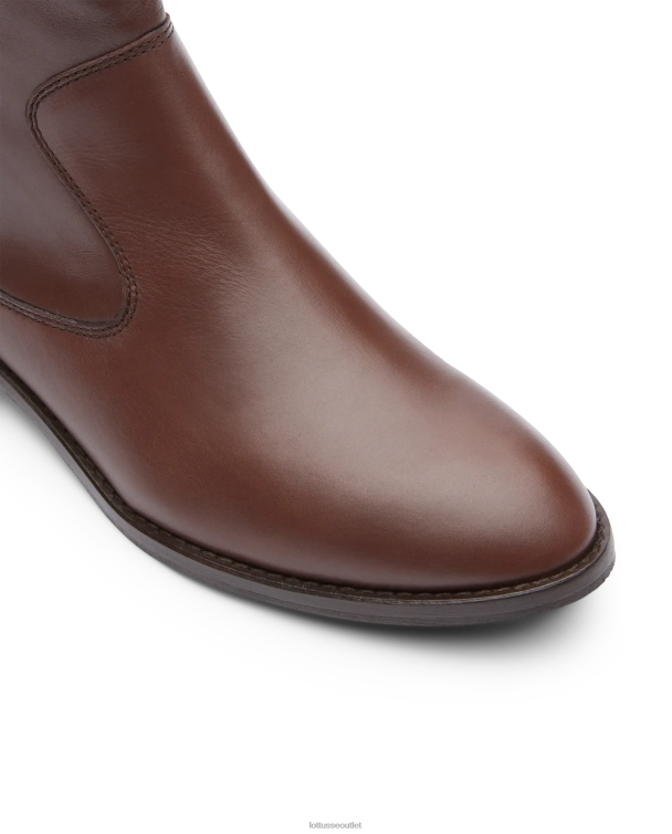 ženy Lottusse obuv moka 0060N401 claire plain lýtkové členkové topánky