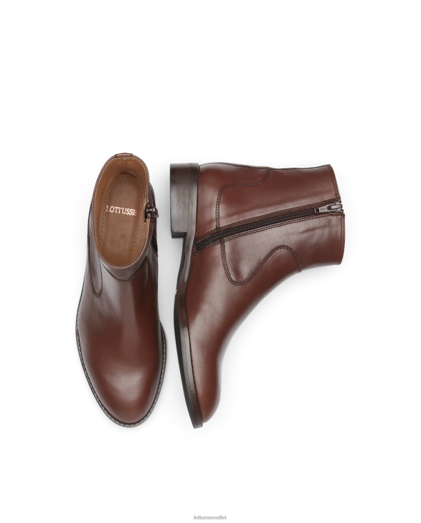 ženy Lottusse obuv moka 0060N401 claire plain lýtkové členkové topánky
