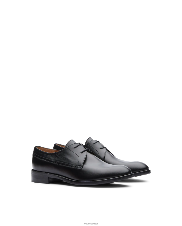 ženy Lottusse obuv čierna 0060N396 Clare plain teľa derby