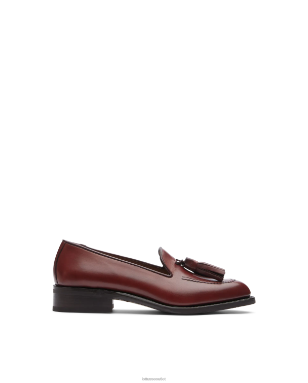 ženy Lottusse obuv gaštanové 0060N205 cambridge crust anilín embossy calf loafers
