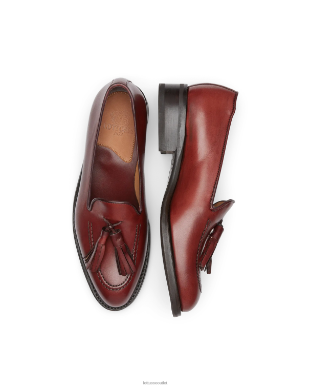 ženy Lottusse obuv gaštanové 0060N205 cambridge crust anilín embossy calf loafers