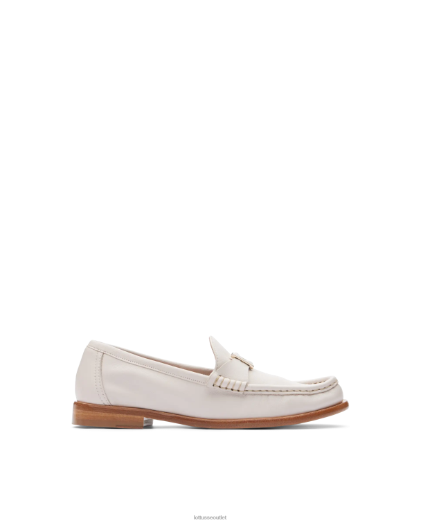 ženy Lottusse obuv off white 0060N235 lara grain mäkké teľacie mokasíny