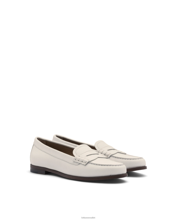 ženy Lottusse obuv off white 0060N237 liberty safian pečiatka teľa mokasíny
