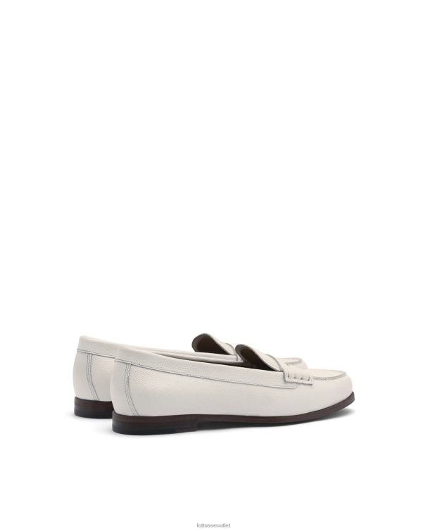ženy Lottusse obuv off white 0060N237 liberty safian pečiatka teľa mokasíny