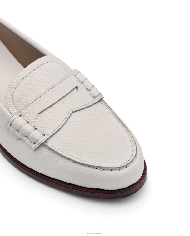 ženy Lottusse obuv off white 0060N237 liberty safian pečiatka teľa mokasíny