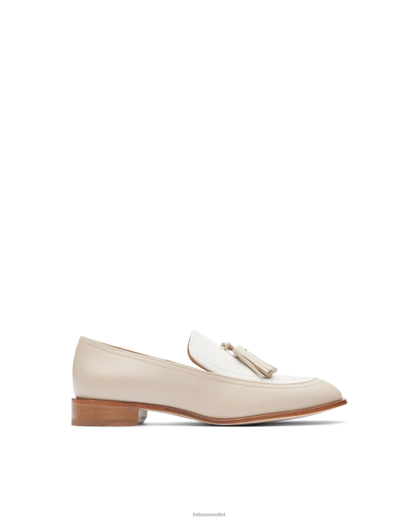 ženy Lottusse obuv off white 0060N243 claire plain teľa mokasíny