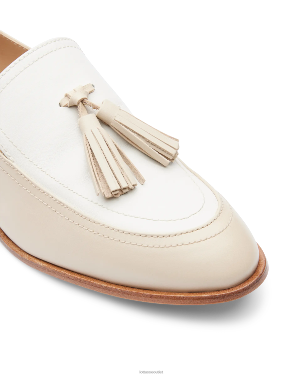 ženy Lottusse obuv off white 0060N243 claire plain teľa mokasíny