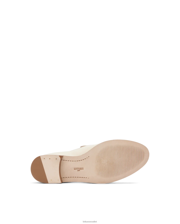 ženy Lottusse obuv off white 0060N243 claire plain teľa mokasíny