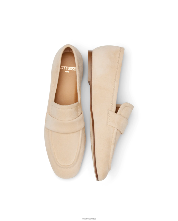 ženy Lottusse obuv off white 0060N410 goya kozie semišové mokasíny