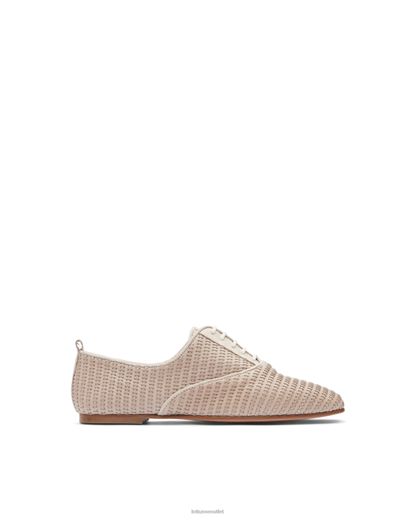 ženy Lottusse obuv off white 0060N270 oxfordská goya teľacia sieťovina