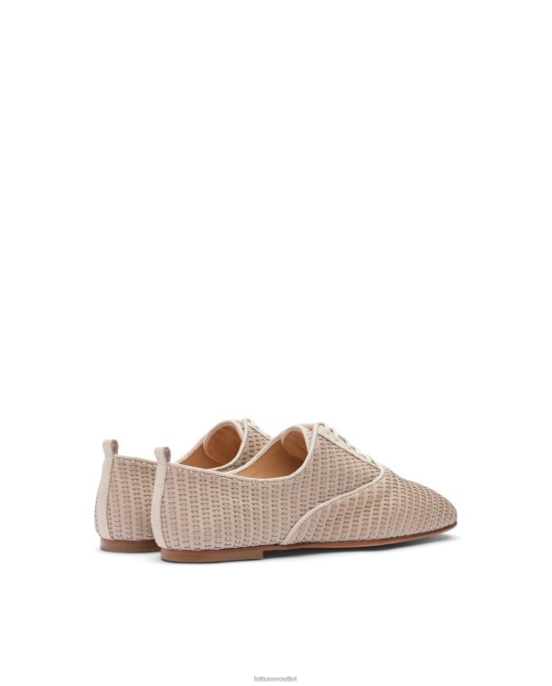 ženy Lottusse obuv off white 0060N270 oxfordská goya teľacia sieťovina