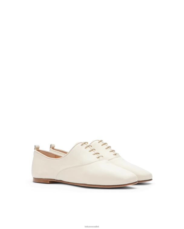 ženy Lottusse obuv off white 0060N273 goya jahňacina mäkký oxford