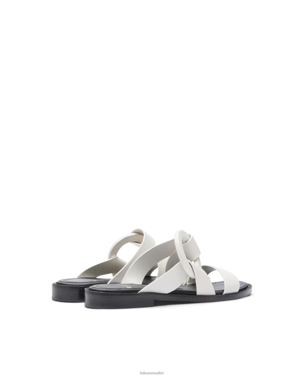ženy Lottusse obuv off white 0060N247 etnické jednoduché lýtkové sandále