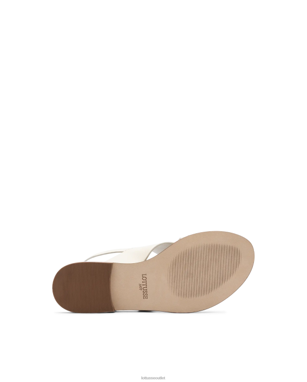 ženy Lottusse obuv off white 0060N256 nylonové mäkké jahňacie sandále