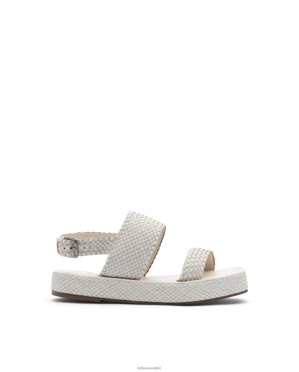 ženy Lottusse obuv off white 0060N260 mäkké sandále steffy lamb