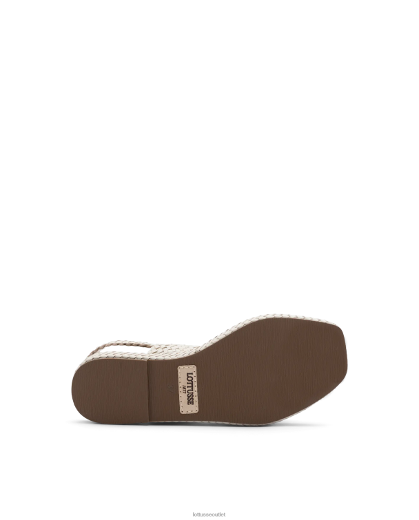 ženy Lottusse obuv off white 0060N260 mäkké sandále steffy lamb