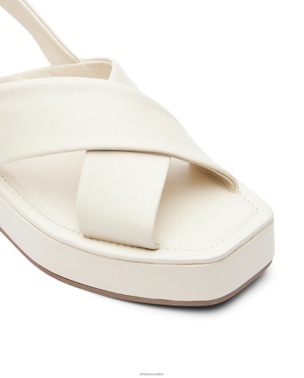 ženy Lottusse obuv off white 0060N261 mäkké sandále steffy lamb