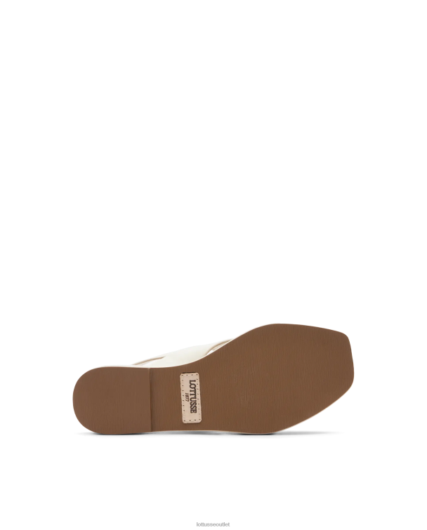 ženy Lottusse obuv off white 0060N261 mäkké sandále steffy lamb