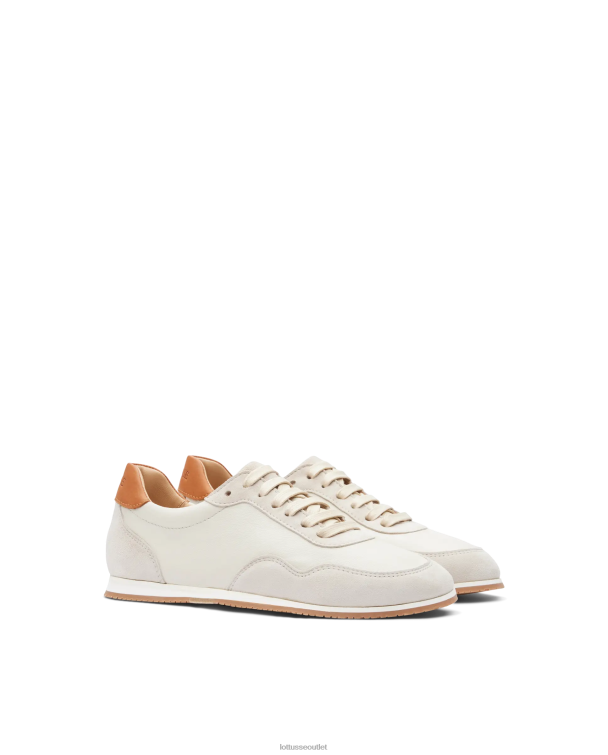 ženy Lottusse obuv off white 0060N297 kozie semišové tenisky mancor