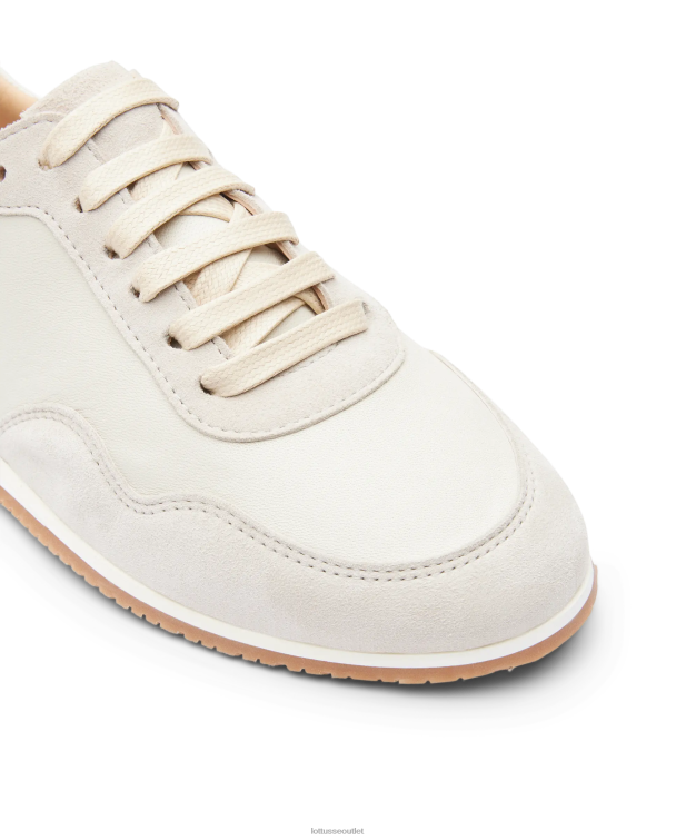 ženy Lottusse obuv off white 0060N297 kozie semišové tenisky mancor