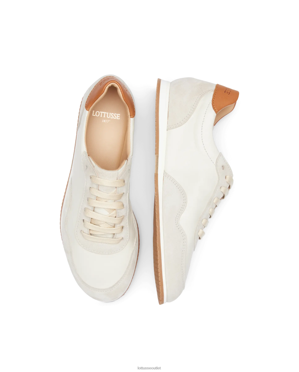 ženy Lottusse obuv off white 0060N297 kozie semišové tenisky mancor