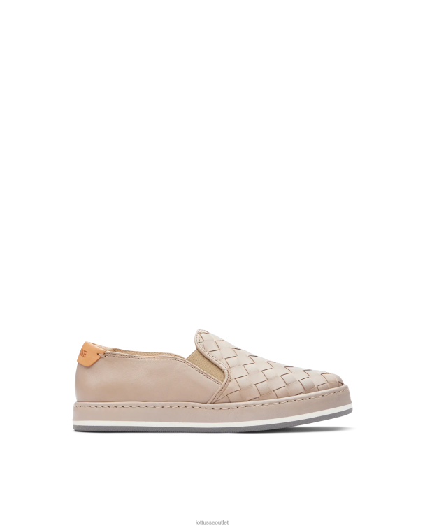 ženy Lottusse obuv off white 0060N308 libby lamb kožené tenisky zo sieťoviny