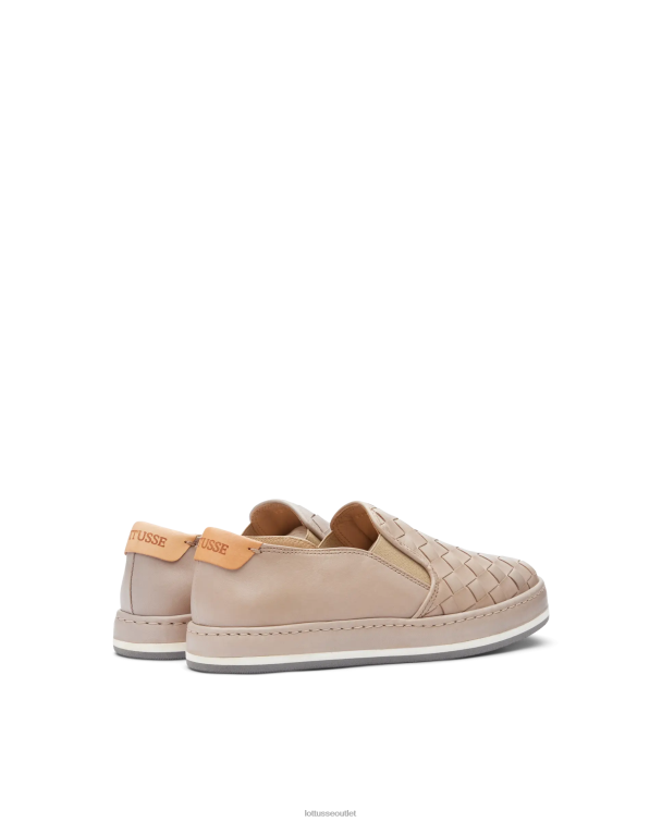 ženy Lottusse obuv off white 0060N308 libby lamb kožené tenisky zo sieťoviny