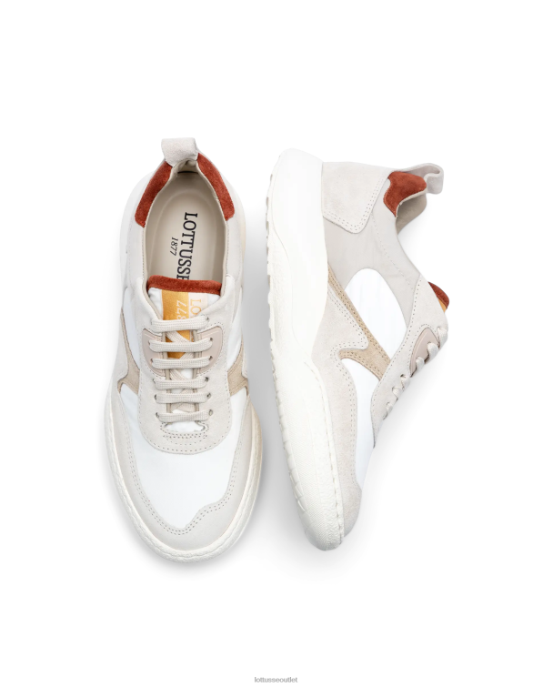 ženy Lottusse obuv off white 0060N418 trotter semišové lýtkové tenisky