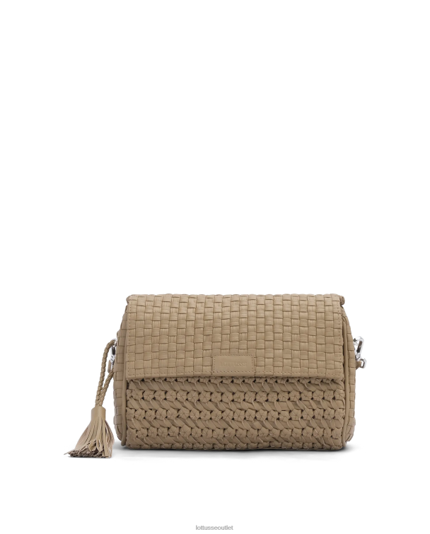 ženy Lottusse príslušenstvo hnedá 0060N387 noodbag lamb crossbody noodbag