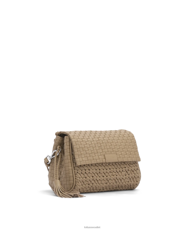ženy Lottusse príslušenstvo hnedá 0060N387 noodbag lamb crossbody noodbag