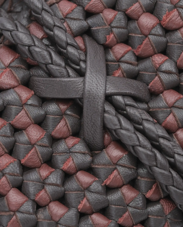ženy Lottusse príslušenstvo moka 0060N374 noodbag viacfarebná jahňacia crossbody noodbag