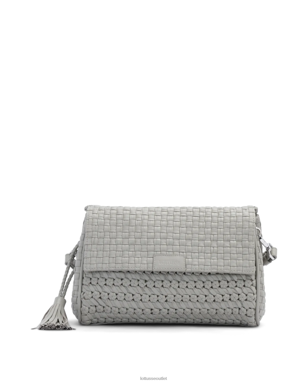 ženy Lottusse príslušenstvo sivá 0060N386 noodbag lamb crossbody noodbag