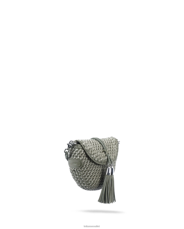 ženy Lottusse príslušenstvo zelená 0060N376 noodbag viacfarebná jahňacia crossbody noodbag